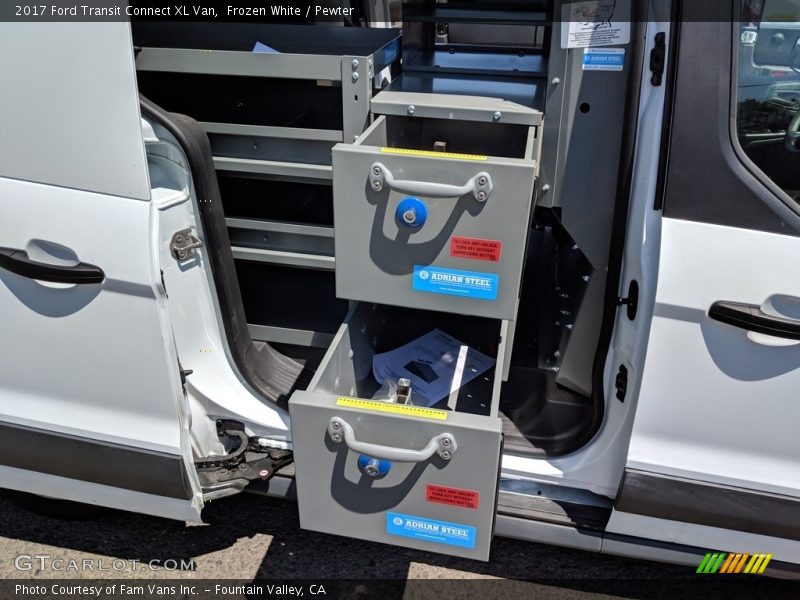 Frozen White / Pewter 2017 Ford Transit Connect XL Van