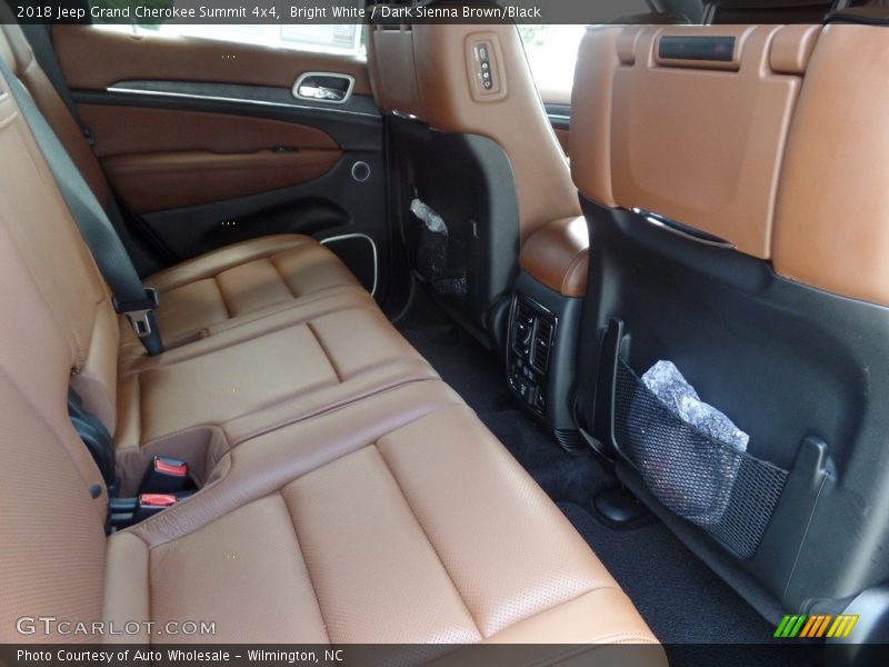Bright White / Dark Sienna Brown/Black 2018 Jeep Grand Cherokee Summit 4x4