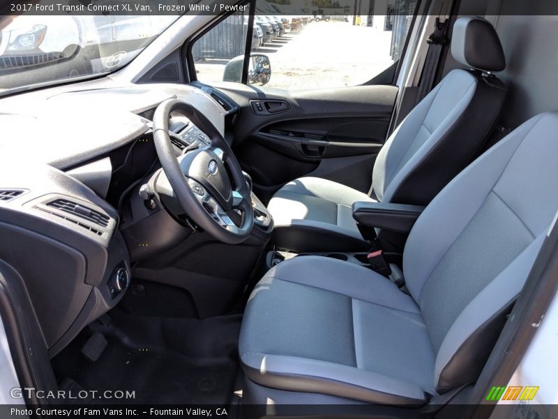 Frozen White / Pewter 2017 Ford Transit Connect XL Van