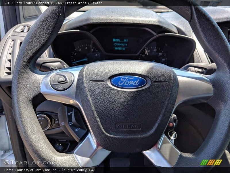 Frozen White / Pewter 2017 Ford Transit Connect XL Van