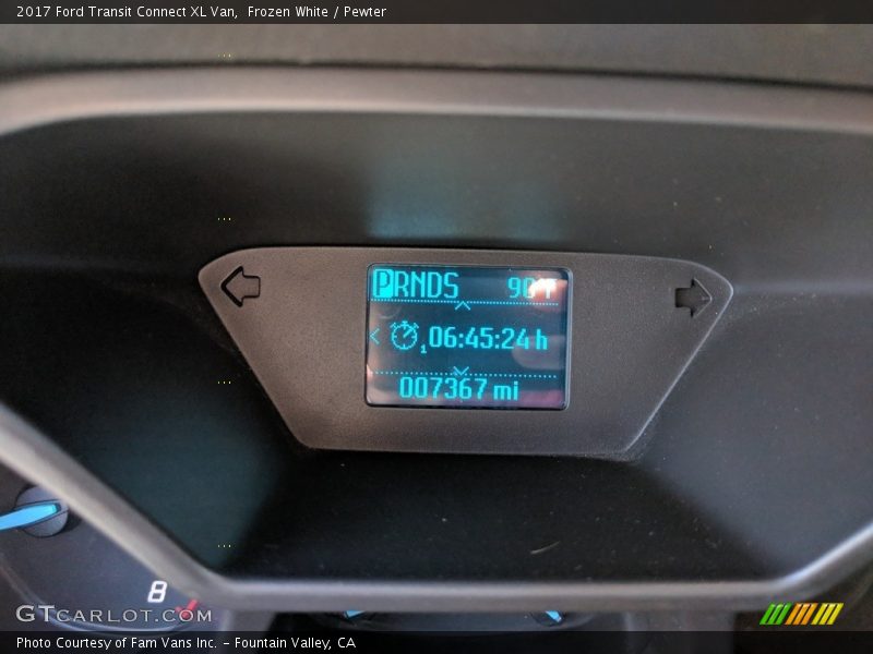 Frozen White / Pewter 2017 Ford Transit Connect XL Van
