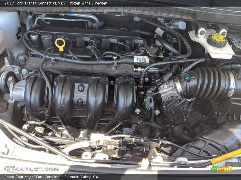 Frozen White / Pewter 2017 Ford Transit Connect XL Van