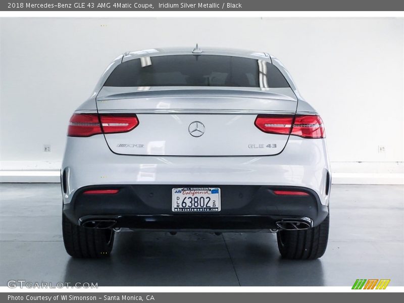 Iridium Silver Metallic / Black 2018 Mercedes-Benz GLE 43 AMG 4Matic Coupe