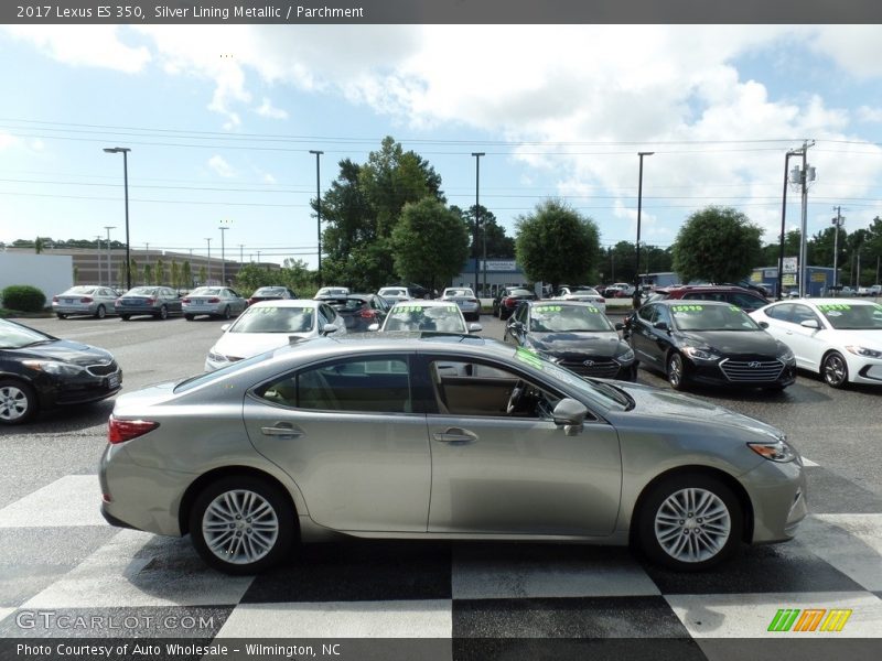 Silver Lining Metallic / Parchment 2017 Lexus ES 350