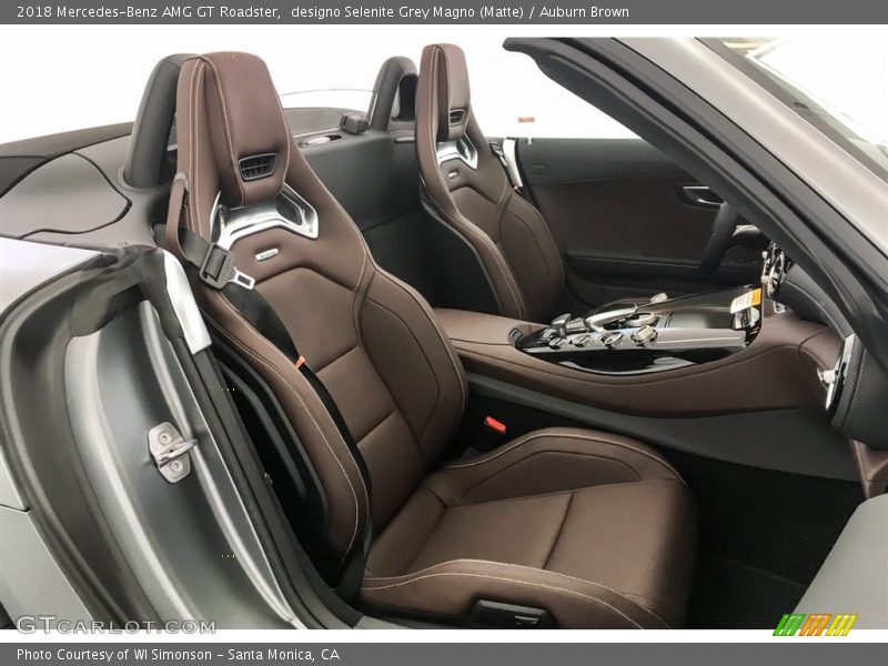  2018 AMG GT Roadster Auburn Brown Interior