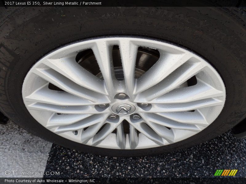 Silver Lining Metallic / Parchment 2017 Lexus ES 350