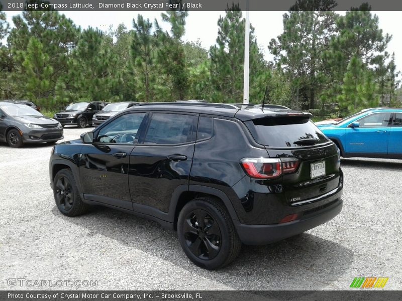 Diamond Black Crystal Pearl / Black 2018 Jeep Compass Latitude