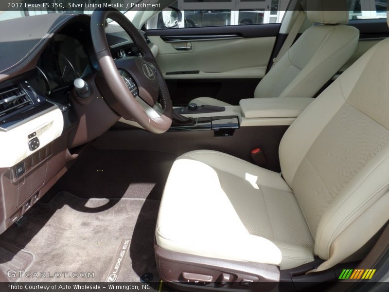 Silver Lining Metallic / Parchment 2017 Lexus ES 350