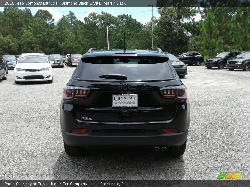 Diamond Black Crystal Pearl / Black 2018 Jeep Compass Latitude