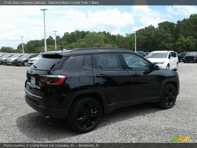 Diamond Black Crystal Pearl / Black 2018 Jeep Compass Latitude