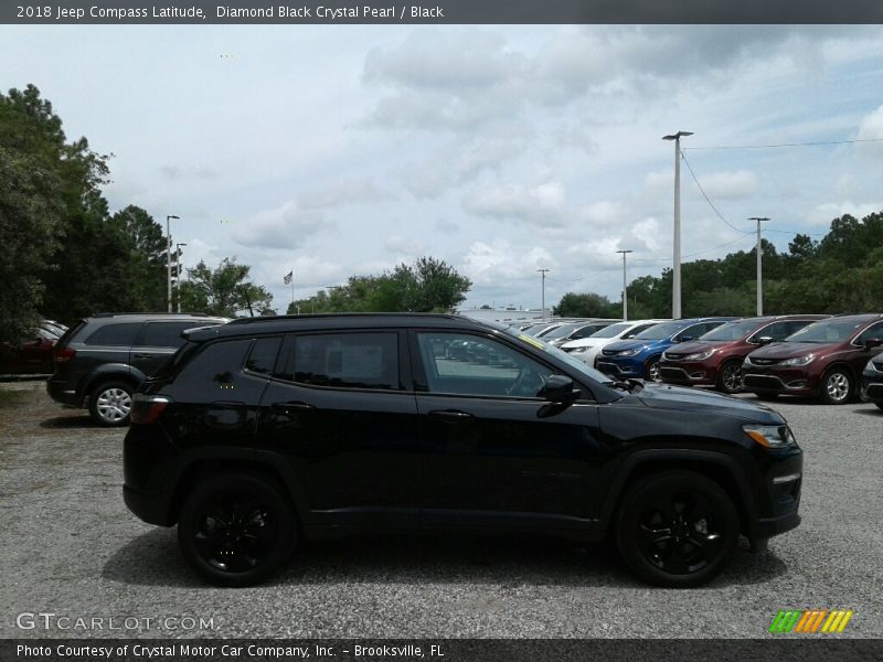 Diamond Black Crystal Pearl / Black 2018 Jeep Compass Latitude
