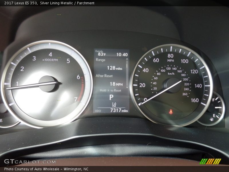 Silver Lining Metallic / Parchment 2017 Lexus ES 350