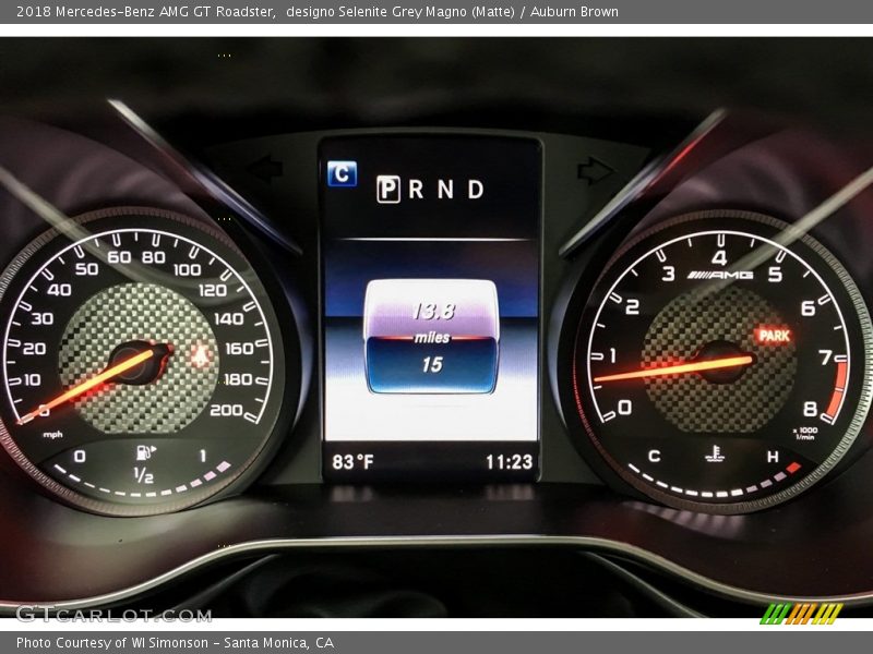  2018 AMG GT Roadster Roadster Gauges