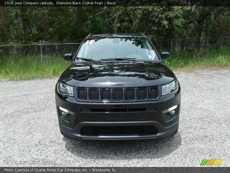 Diamond Black Crystal Pearl / Black 2018 Jeep Compass Latitude