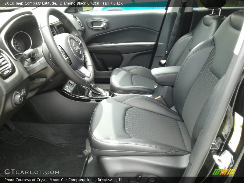 Diamond Black Crystal Pearl / Black 2018 Jeep Compass Latitude