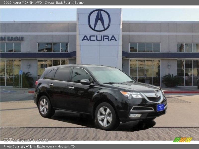 Crystal Black Pearl / Ebony 2012 Acura MDX SH-AWD