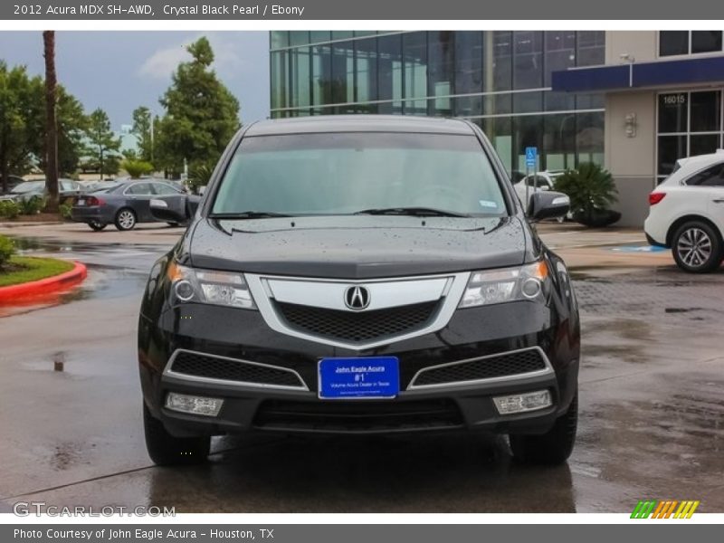 Crystal Black Pearl / Ebony 2012 Acura MDX SH-AWD