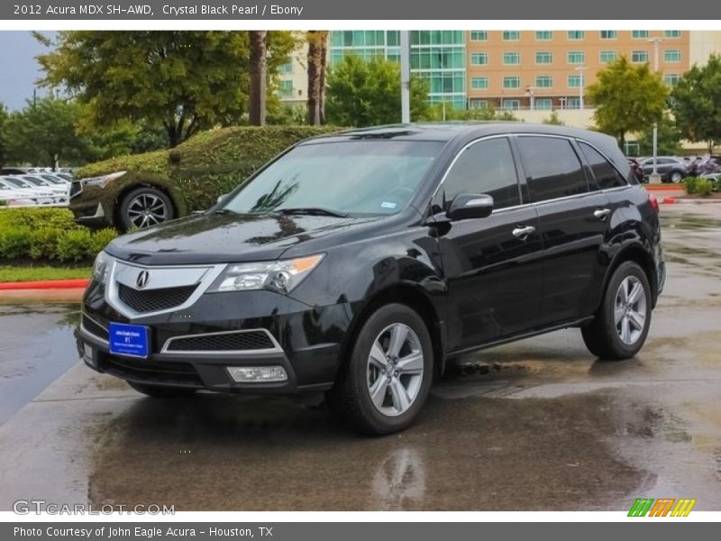 Crystal Black Pearl / Ebony 2012 Acura MDX SH-AWD