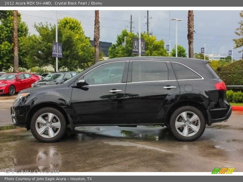 Crystal Black Pearl / Ebony 2012 Acura MDX SH-AWD