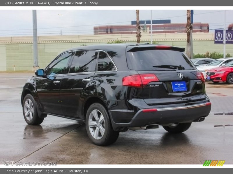 Crystal Black Pearl / Ebony 2012 Acura MDX SH-AWD