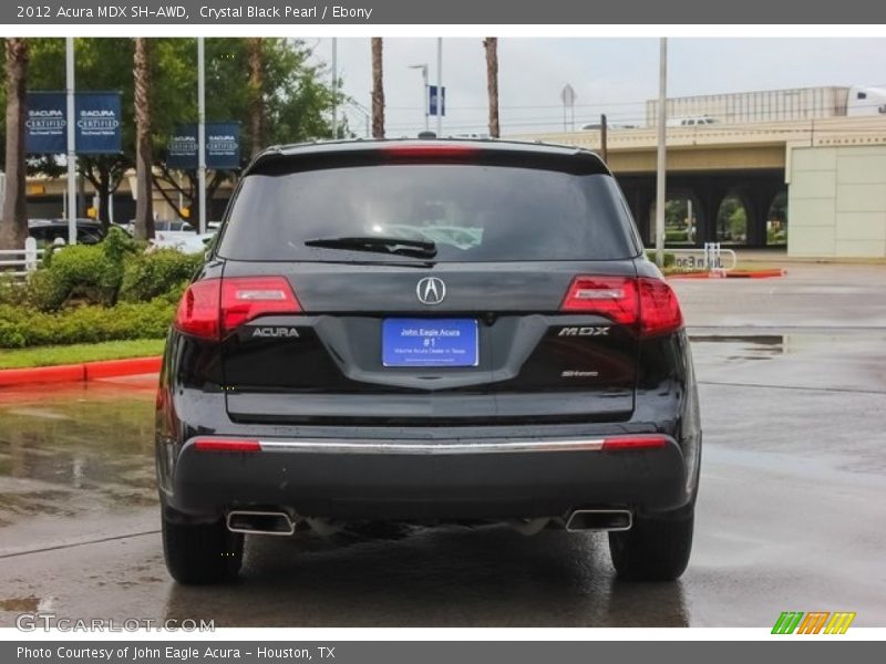 Crystal Black Pearl / Ebony 2012 Acura MDX SH-AWD