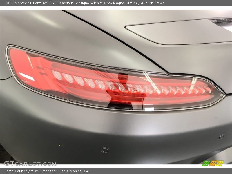 designo Selenite Grey Magno (Matte) / Auburn Brown 2018 Mercedes-Benz AMG GT Roadster