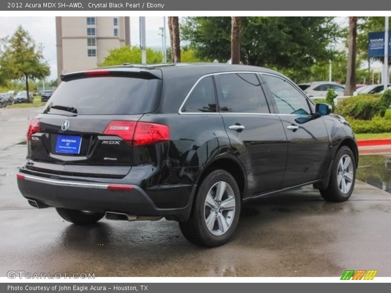 Crystal Black Pearl / Ebony 2012 Acura MDX SH-AWD
