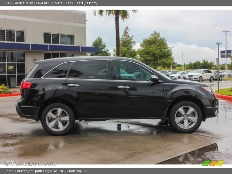 Crystal Black Pearl / Ebony 2012 Acura MDX SH-AWD
