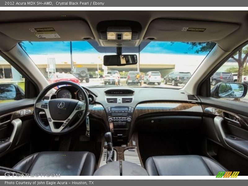 Crystal Black Pearl / Ebony 2012 Acura MDX SH-AWD