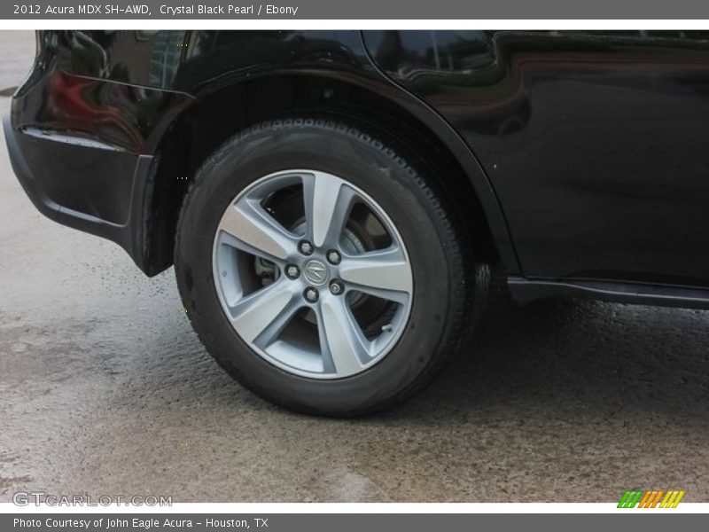 Crystal Black Pearl / Ebony 2012 Acura MDX SH-AWD