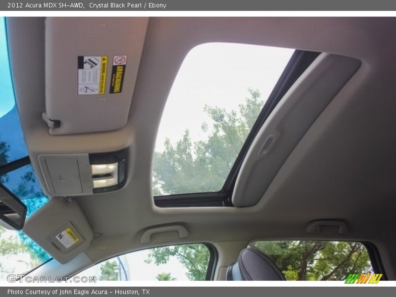 Crystal Black Pearl / Ebony 2012 Acura MDX SH-AWD