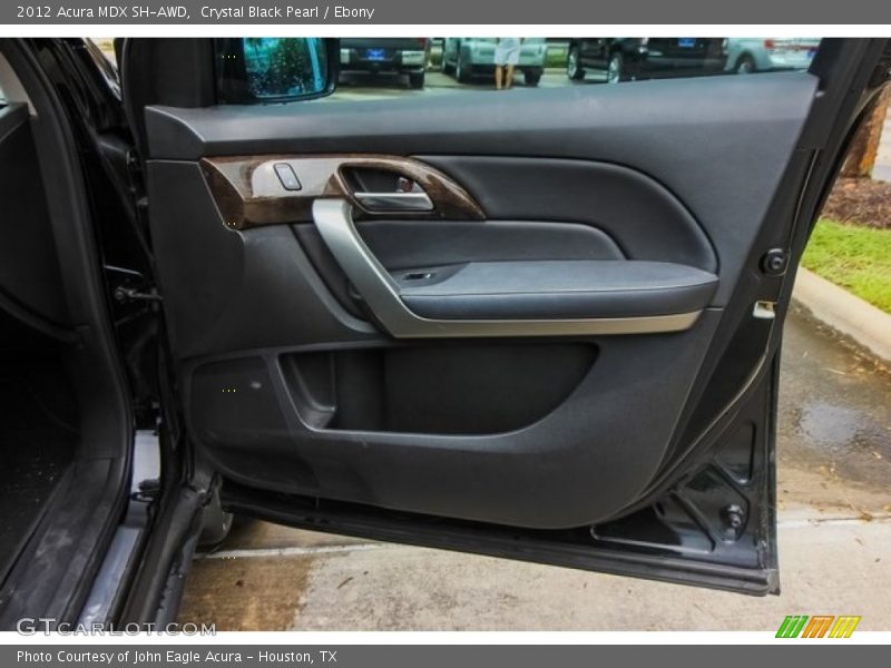Crystal Black Pearl / Ebony 2012 Acura MDX SH-AWD