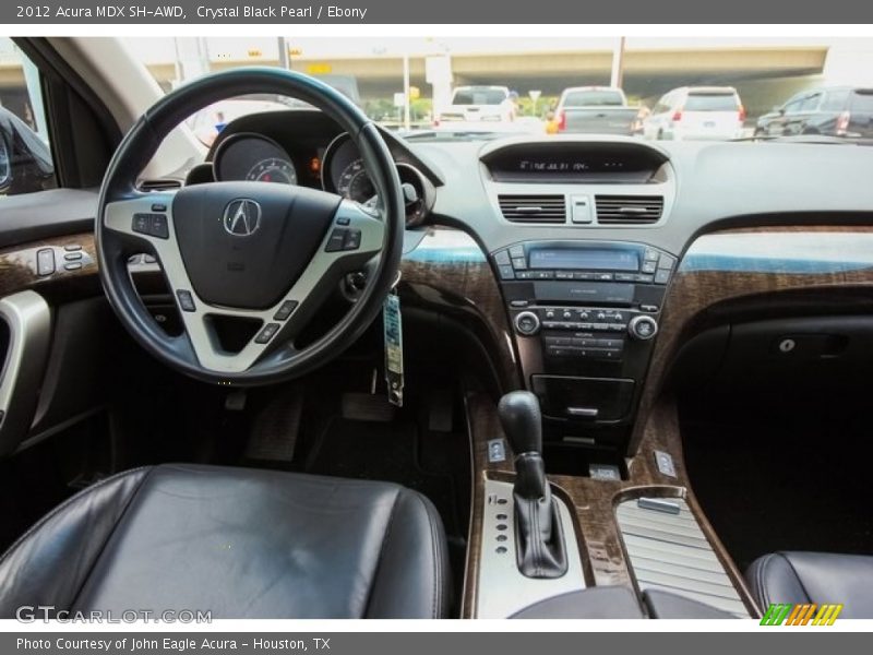 Crystal Black Pearl / Ebony 2012 Acura MDX SH-AWD