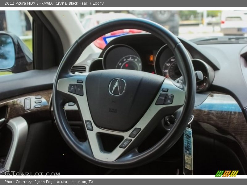 Crystal Black Pearl / Ebony 2012 Acura MDX SH-AWD