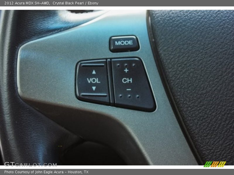 Crystal Black Pearl / Ebony 2012 Acura MDX SH-AWD