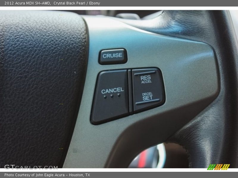 Crystal Black Pearl / Ebony 2012 Acura MDX SH-AWD