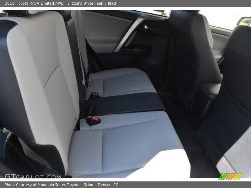 Blizzard White Pearl / Black 2018 Toyota RAV4 Limited AWD