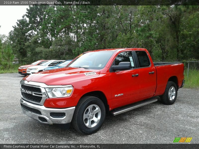 Front 3/4 View of 2019 1500 Tradesman Quad Cab