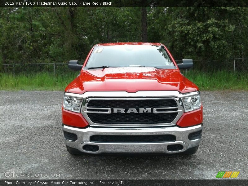 Flame Red / Black 2019 Ram 1500 Tradesman Quad Cab