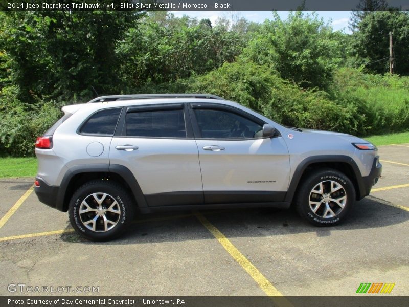 Billet Silver Metallic / Morocco - Black 2014 Jeep Cherokee Trailhawk 4x4