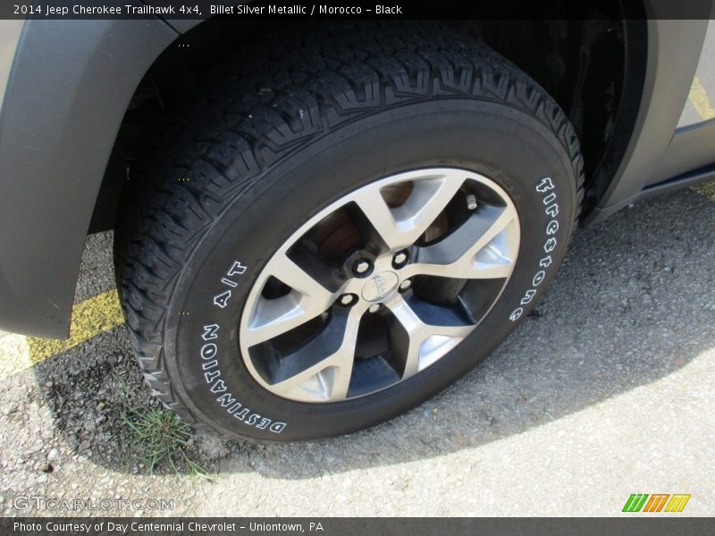 Billet Silver Metallic / Morocco - Black 2014 Jeep Cherokee Trailhawk 4x4