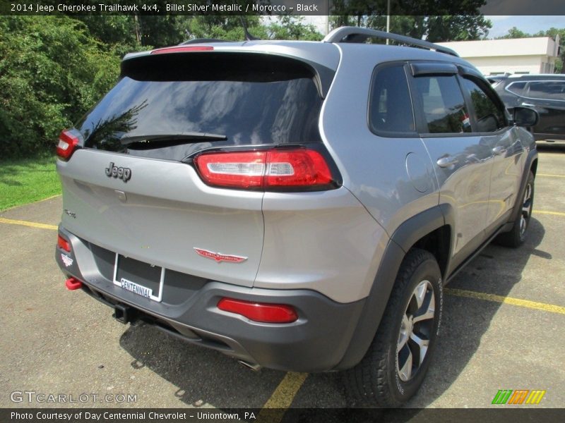 Billet Silver Metallic / Morocco - Black 2014 Jeep Cherokee Trailhawk 4x4