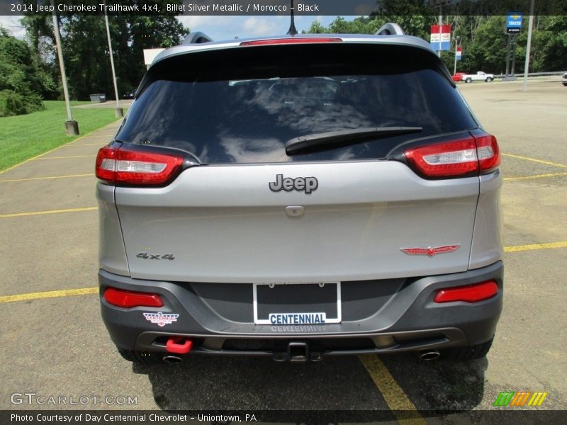 Billet Silver Metallic / Morocco - Black 2014 Jeep Cherokee Trailhawk 4x4