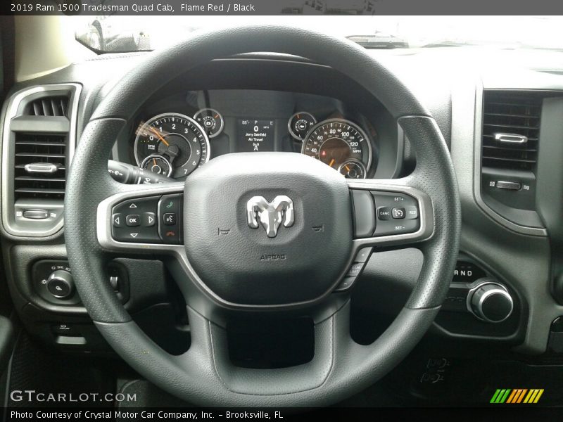 Flame Red / Black 2019 Ram 1500 Tradesman Quad Cab