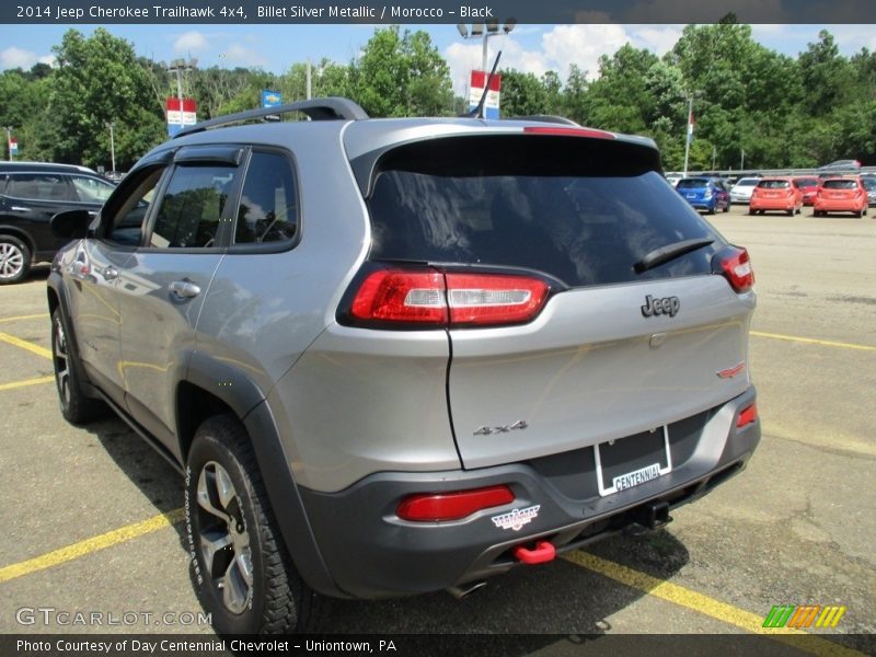 Billet Silver Metallic / Morocco - Black 2014 Jeep Cherokee Trailhawk 4x4