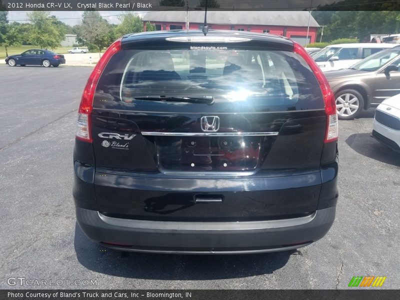 Crystal Black Pearl / Black 2012 Honda CR-V LX