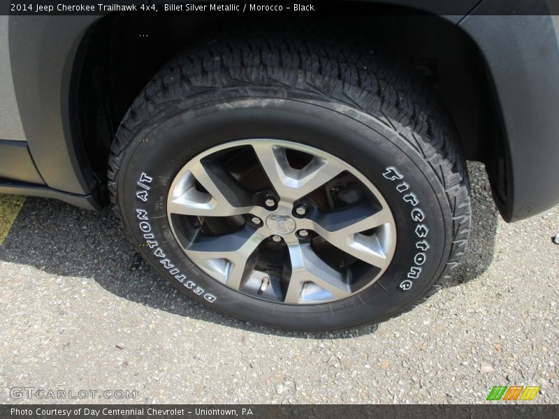 Billet Silver Metallic / Morocco - Black 2014 Jeep Cherokee Trailhawk 4x4