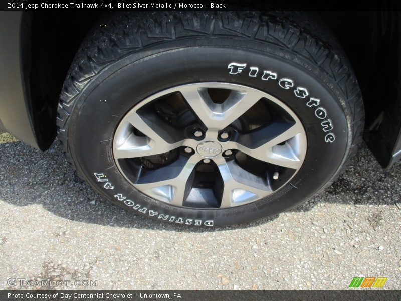 Billet Silver Metallic / Morocco - Black 2014 Jeep Cherokee Trailhawk 4x4