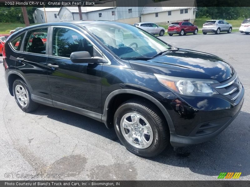 Crystal Black Pearl / Black 2012 Honda CR-V LX