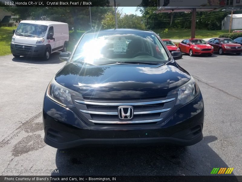 Crystal Black Pearl / Black 2012 Honda CR-V LX